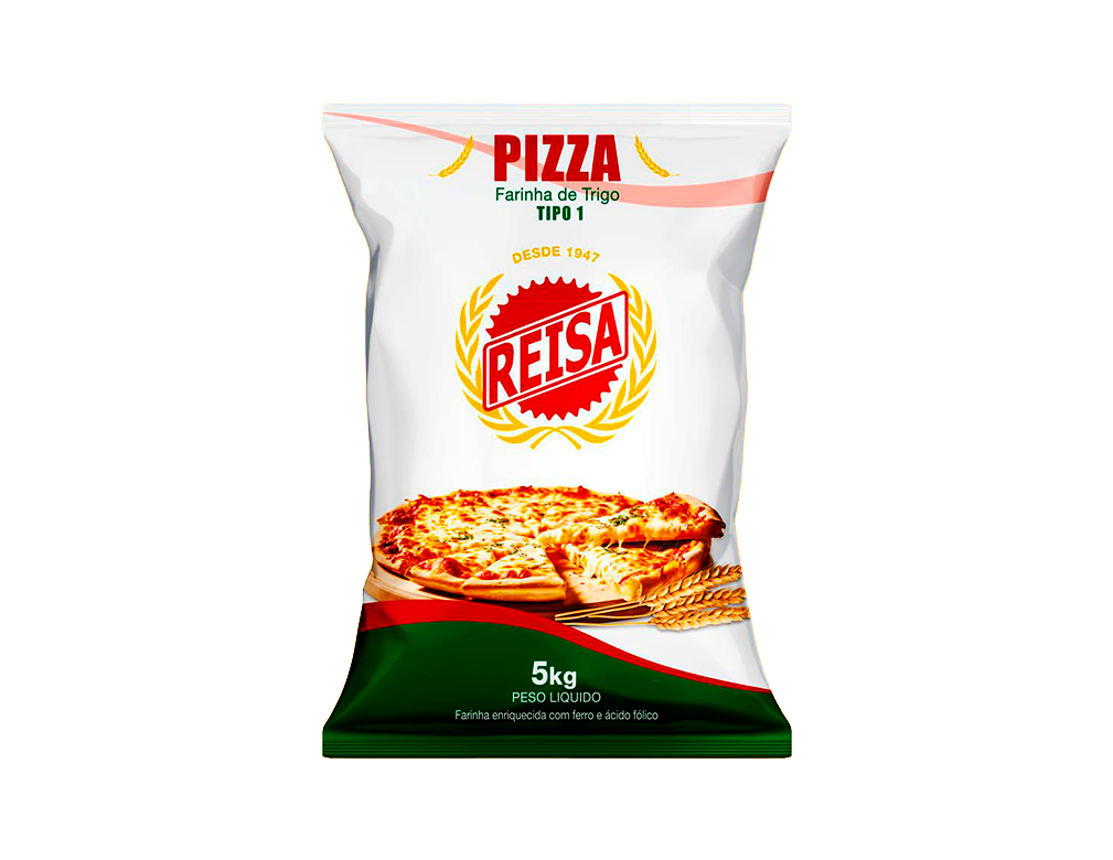 FARINHA DE TRIGO PIZZA REISA 5 KG (FDO 25 KG)